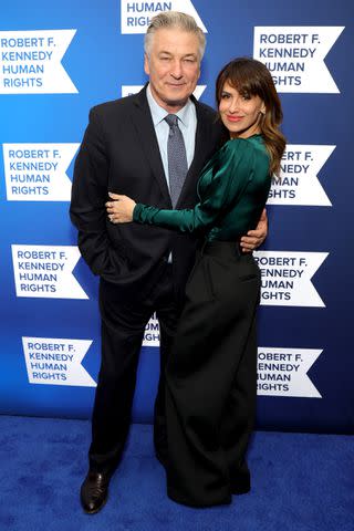 <p>Kevin Mazur/Getty</p> Alec and Hilaria Baldwin