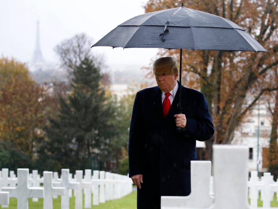 Trump skipped WWI cemetery visit to avoid causing traffic jams in Paris, White House claims