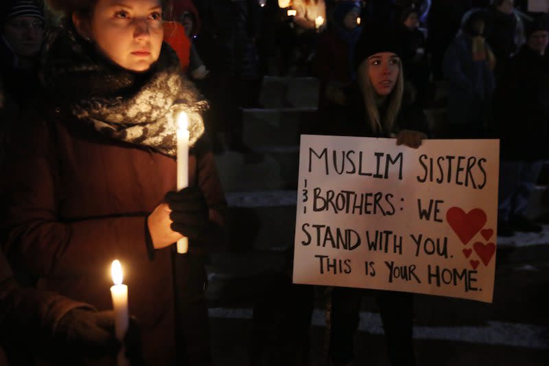 Quebec City mosque shooting vigils