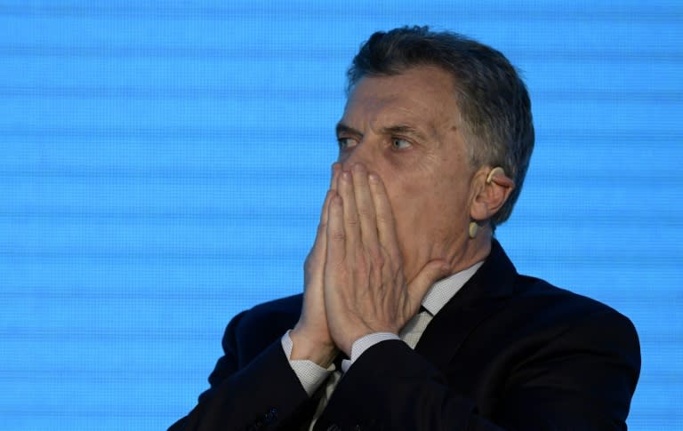 Argentina President Mauricio Macri's popularity has been in decline as he struggles to manage a fragile economy