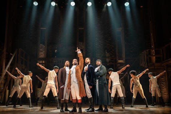 "Hamilton" runs at the Fox Cities Performing Arts now through May 21.