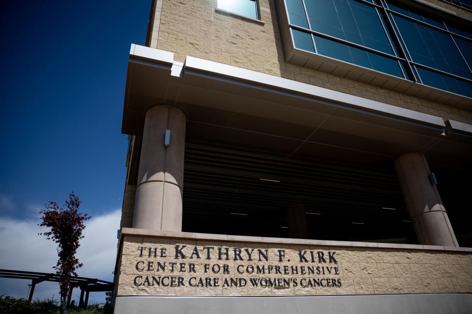 The new Kathryn F. Kirk Center for Comprehensive Cancer Care and Women’s Cancers at Huntsman Cancer Institute in Salt Lake City is pictured during its opening on Monday, May 8, 2023. | Spenser Heaps, Deseret News