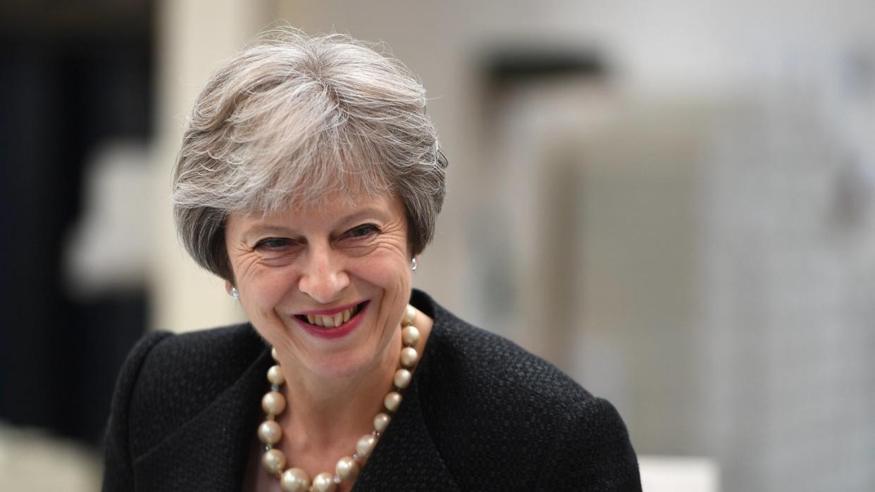 Die britische Premierministerin Theresa May hat nun endlich ihre Pläne vorgelegt, wie ihr Land auf Dauer mit der Europäischen Union Handel treiben und zusammenarbeiten will. Foto: Clodagh Kilcoyne/PA Wire