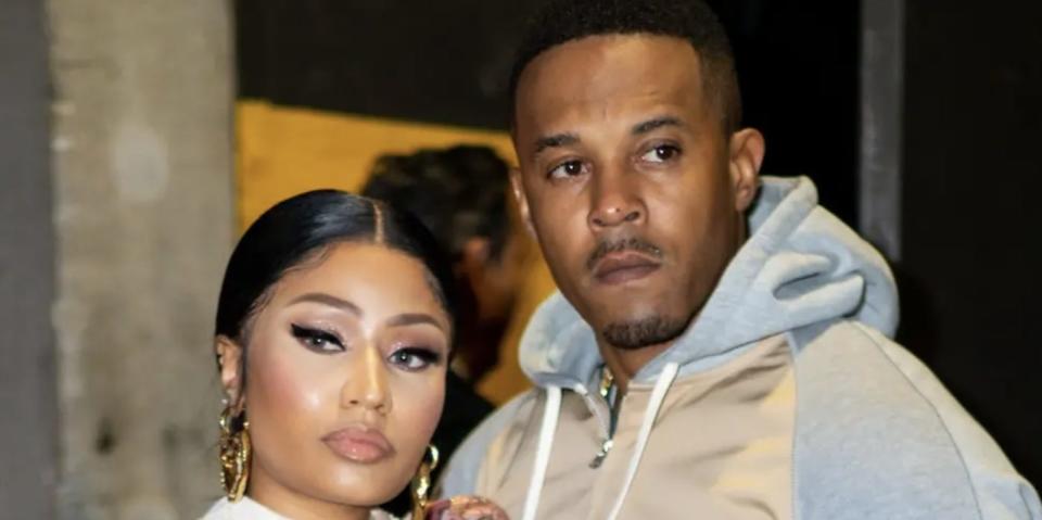 Nicki Minaj and her husband Kenneth Petty.