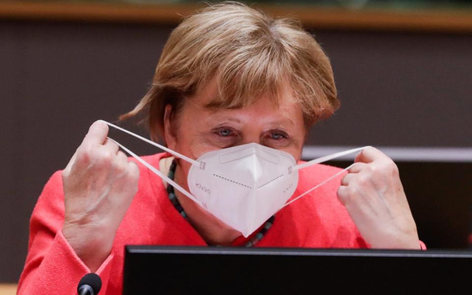 Germany, under Chancellor Angela Merkel, was commended for its rapid response and mass testing programme. - STEPHANIE LECOCQ/POOL/EPA-EFE/Shutterstock