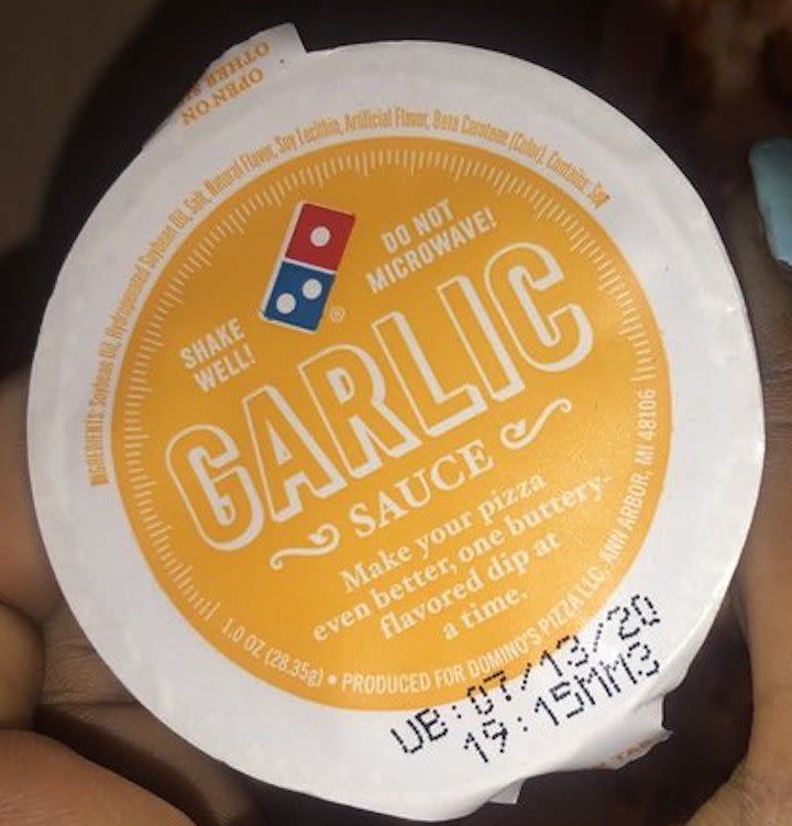 Domino's Garlic sauce