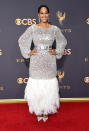 <p>Tracee Ellis Ross attends the 69th Primetime Emmy Awards on Sept. 17, 2017.<br> (Photo: Getty Images) </p>