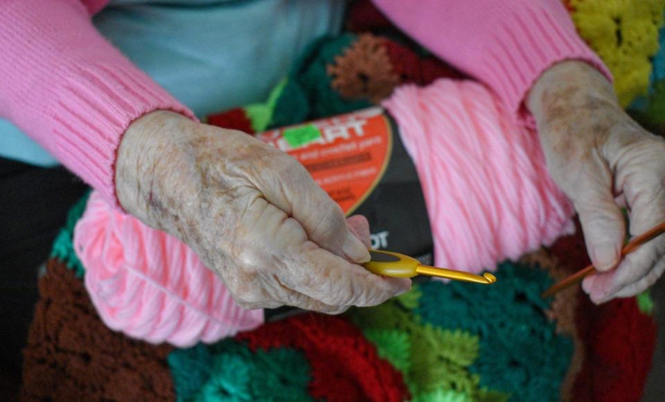 Dorothy Wheeler spent countless hours grasping a crochet needle throughout the last half century.