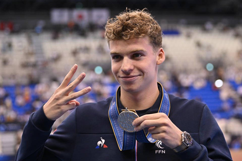 Léon Marchand buscará replicar los buenos resultados del Mundial de Fukuoka en los Juegos Olímpicos de París 2024. (Foto: Quinn Rooney/Getty Images)