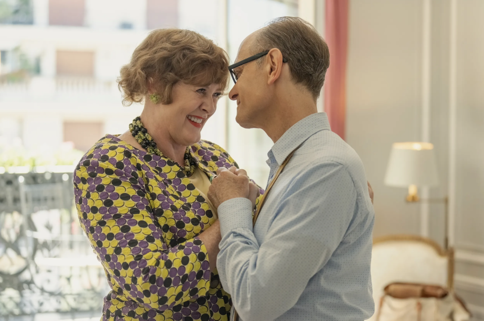 couple staring lovingly at each other