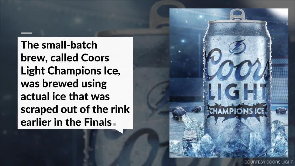 Coors Light Brewed Beer Using Ice Scraped from Stanley Cup Winner's Arena