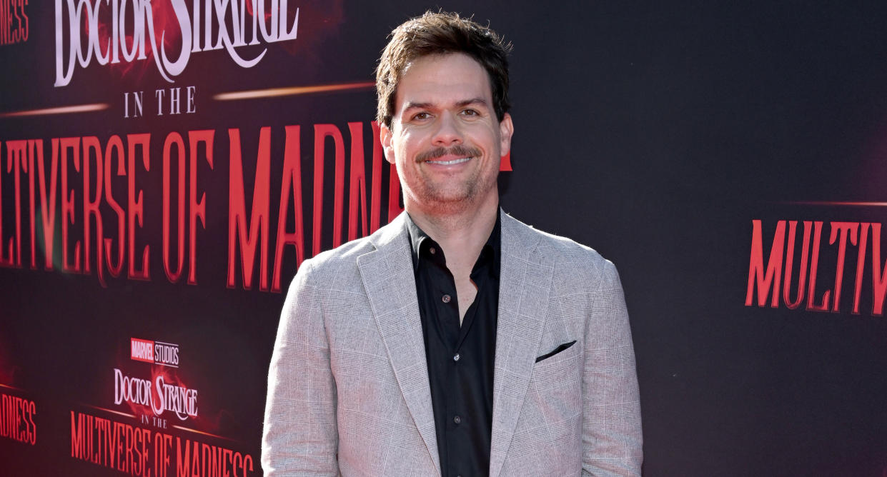 Screenwriter Michael Waldron attends the Hollywood premiere of Doctor Strange in the Multiverse of Madness. (Photo by Michael Kovac/Getty Images for Disney)