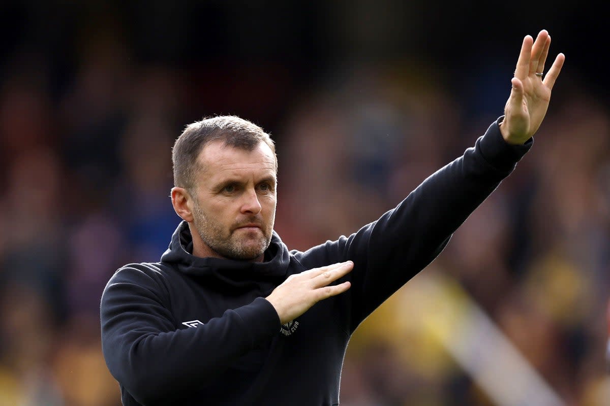 Nathan Jones is set for his first home game as Southampton nearly six weeks after his appointment (Steven Paston/PA) (PA Wire)