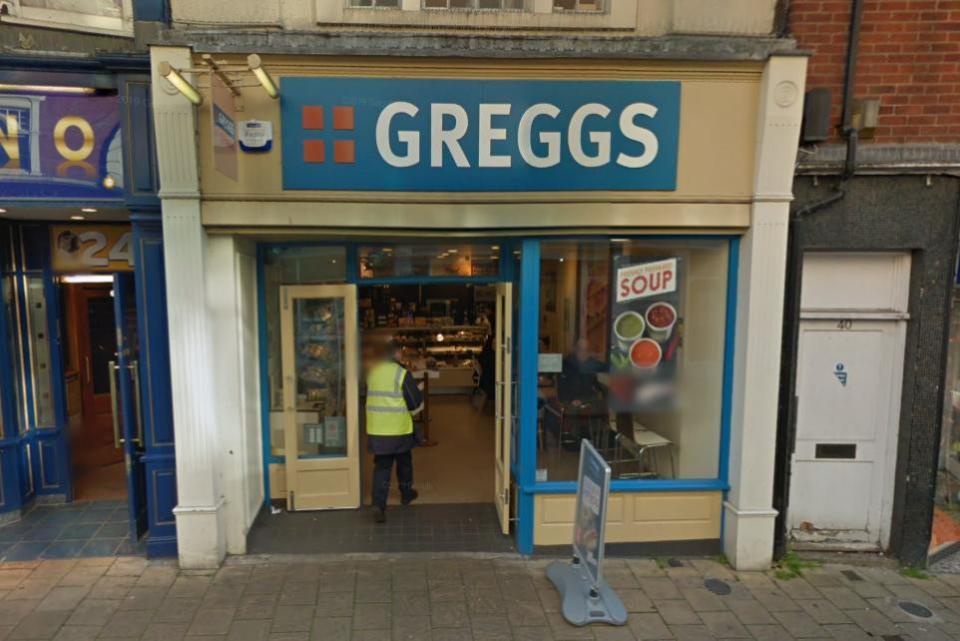 Gazette: Competitive – two branches of Greggs are a very short walk from each other in the city centre