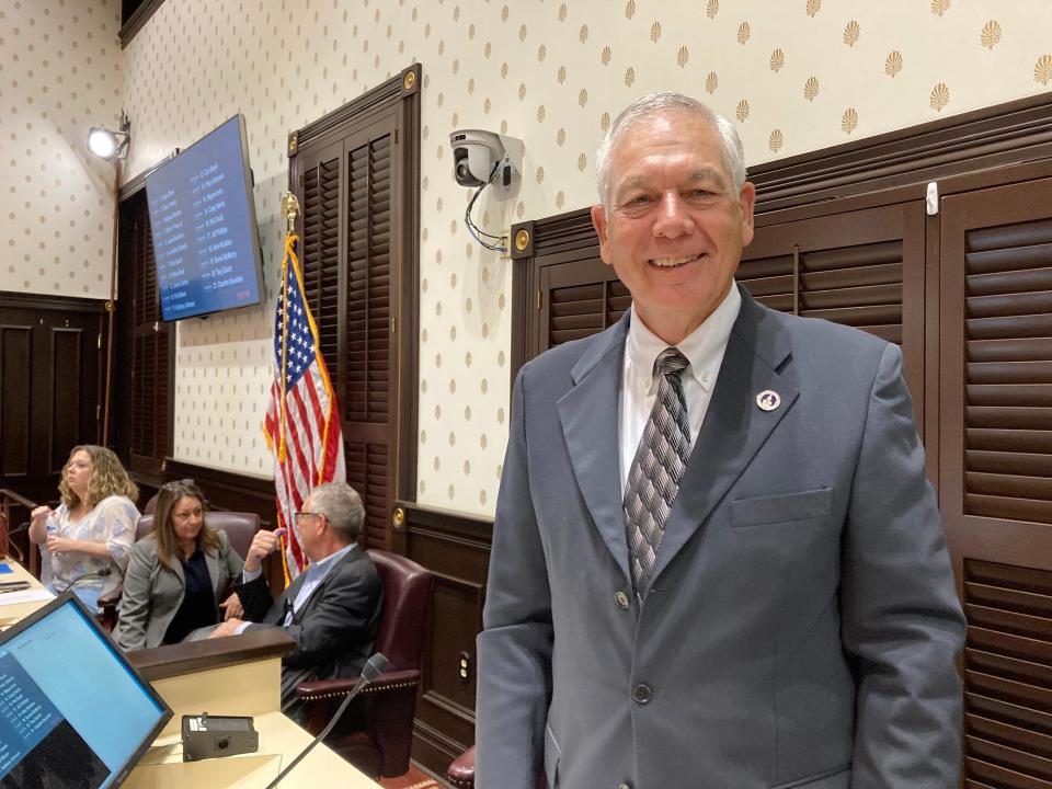 Commissioner Jeff Phillips poses Thursday (Sept. 1, 2022) after accepting new role as chairman of the Rutherford County Commission.