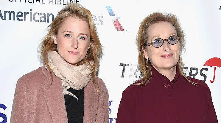 Meryl Streep’s daughter Mamie Gummer is rocking the coolest icy blonde bob these days