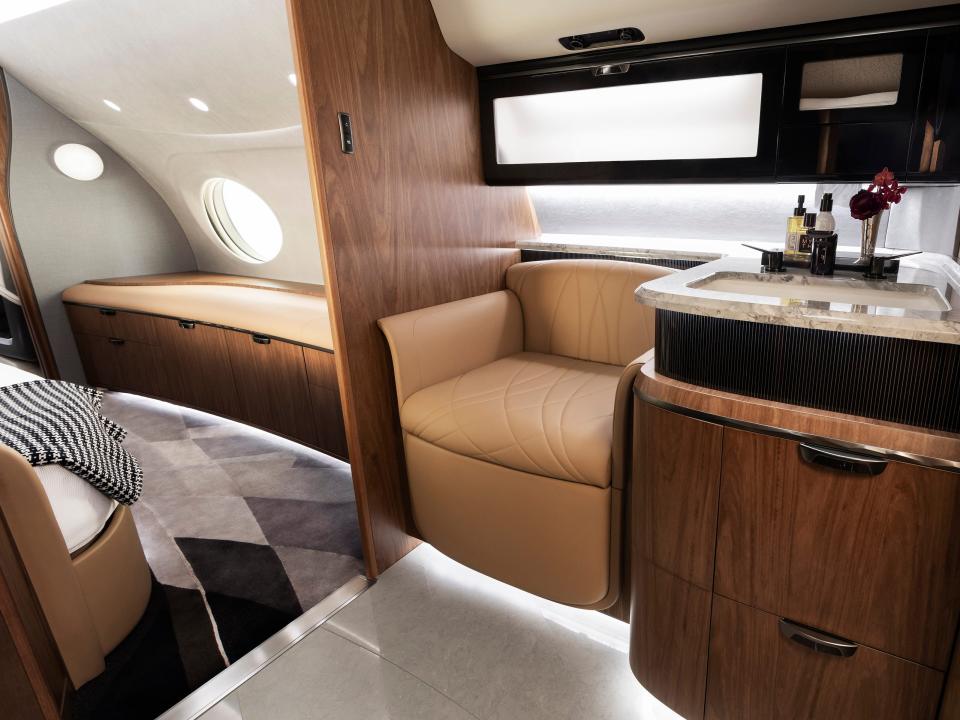 Bathroom inside the G700.