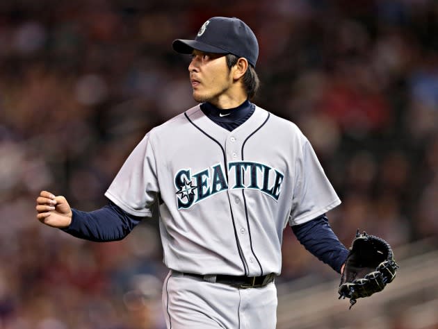 Seattle righty Hisashi Iwakuma shut down for up to 2 weeks in rehab