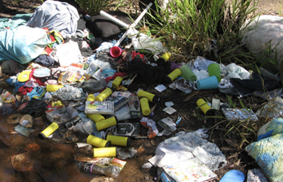 People can be fined thousands for illegally dumping their rubbish. Source: Fraser Coast Regional Council