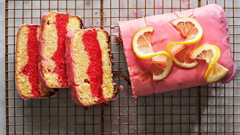 pink lemonade pound cake