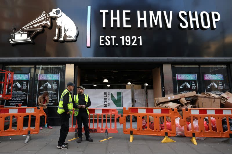 The HMV Shop on Oxford Street