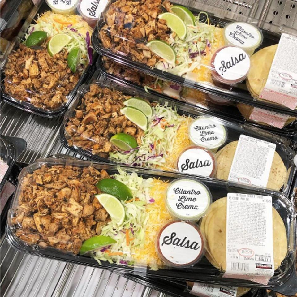 <p>Meal prepping has never been easier than with this pack. Truly, every day will be Taco Tuesday thanks to these! Find out about all the goodies inside this <a href="https://www.bestproducts.com/lifestyle/a26026643/costco-kirkland-chicken-street-tacos-kit/" rel="nofollow noopener" target="_blank" data-ylk="slk:12-pack Street Taco Kit;elm:context_link;itc:0;sec:content-canvas" class="link ">12-pack Street Taco Kit</a> here. </p>