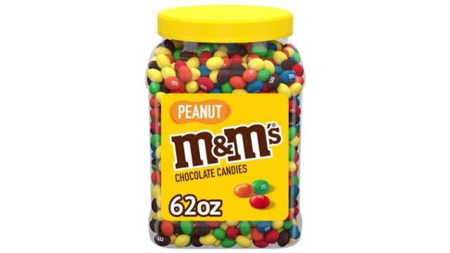 M&M'S Peanut Milk Chocolate Candy Bulk Jar (62 oz.) - Sam's Club