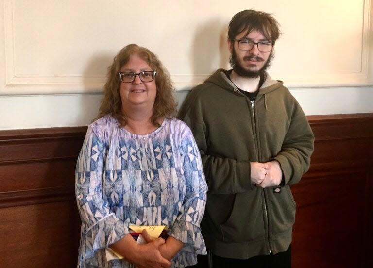 Patricia Eno (left) has struggled to obtain special education services for her son Samuel (right).