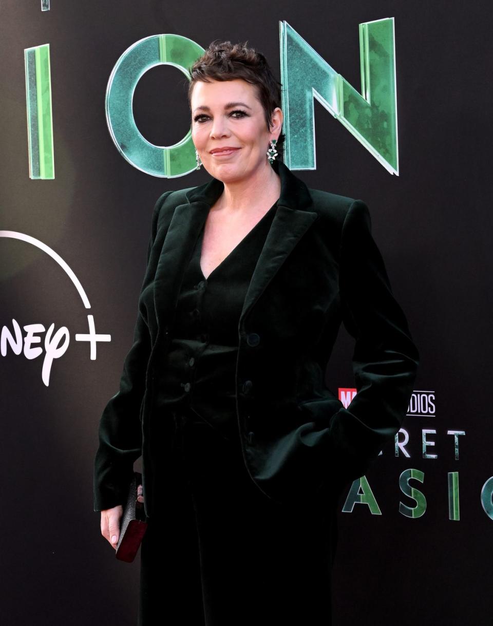 olivia colman at the secret invasion premiere