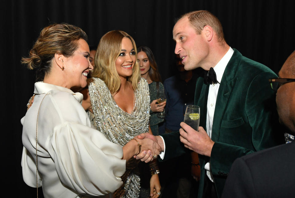 Prince William was first seen in his Reiss blazer at Centrepoint's anniversary gala in 2019. (Getty)