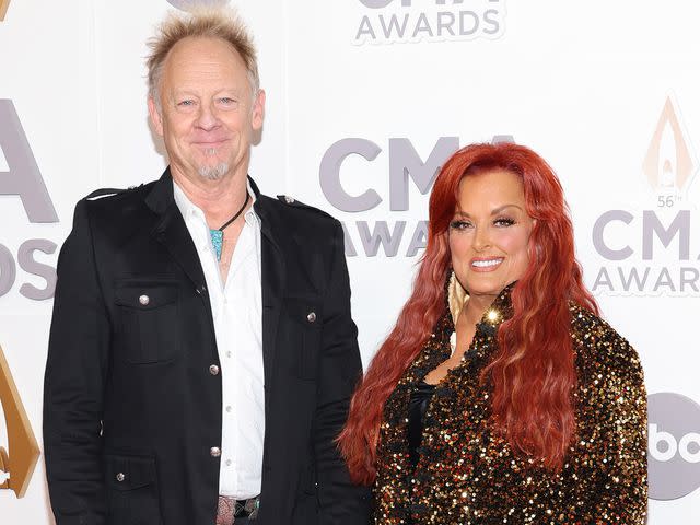 <p>Jason Kempin/Getty </p> Cactus Moser and Wynonna Judd at the 2022 CMA Awards in Nashville, Tennessee.