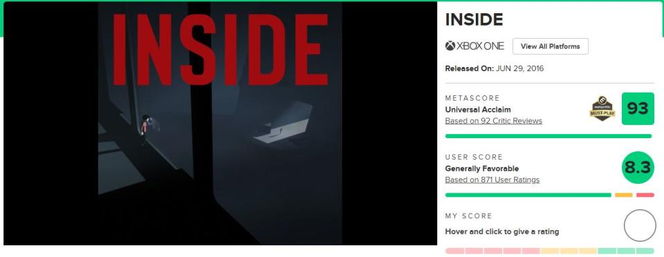 INSIDE tiene la aprobación de los jugadores y la crítica profesional