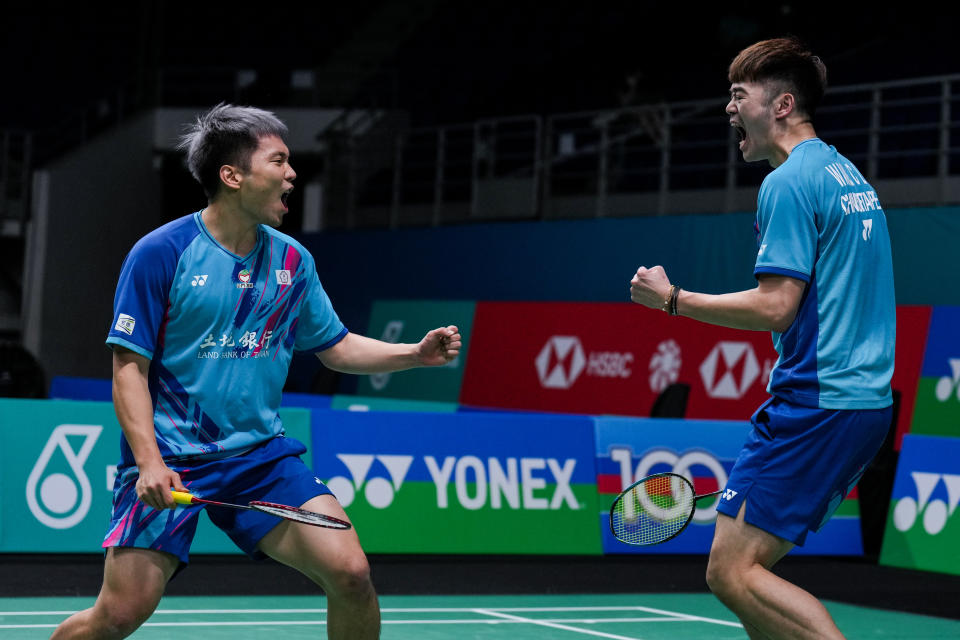 麟洋配盼在家鄉找回狀態力拚巴黎奧運。(Photo by Shi Tang/Getty Images)