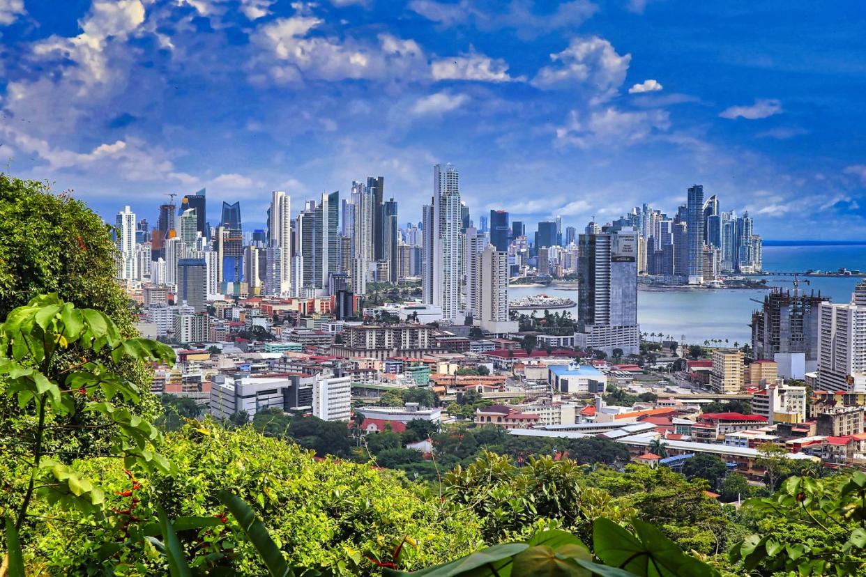 the view of panama city panama