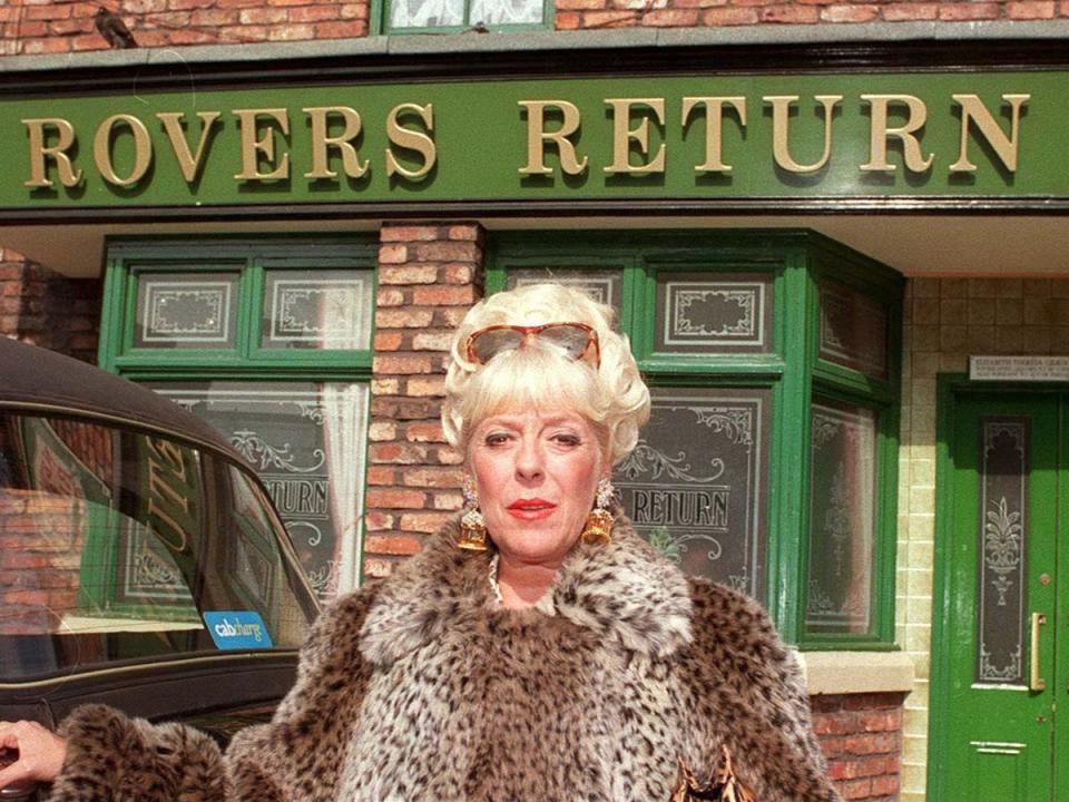 Julie Goodyear as Bet Lynch in ‘Coronation Street’ (ITV/Shutterstock)