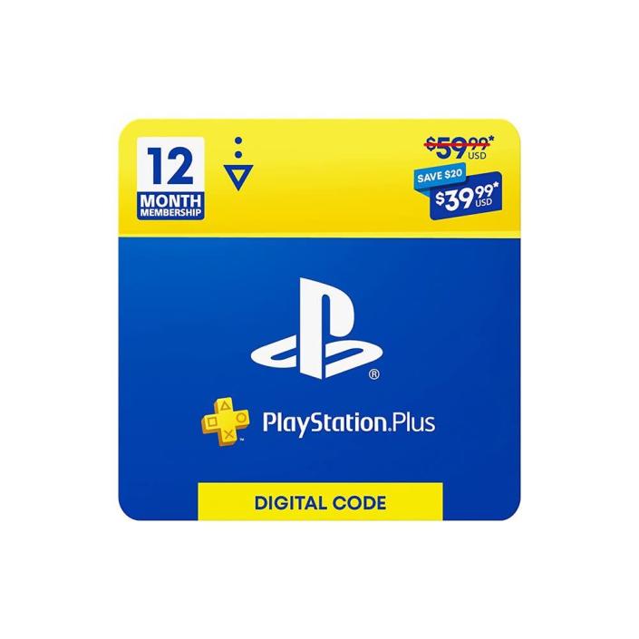 <p><strong>PlayStation</strong></p><p>amazon.com</p><p><strong>$39.99</strong></p><p><a href="https://www.amazon.com/dp/B09JTZSB3R?tag=syn-yahoo-20&ascsubtag=%5Bartid%7C2089.g.38140470%5Bsrc%7Cyahoo-us" rel="nofollow noopener" target="_blank" data-ylk="slk:Shop Now" class="link rapid-noclick-resp">Shop Now</a></p><p>If you're not sure what to <a href="https://www.bestproducts.com/tech/gadgets/g2070/top-gaming-gifts-for-gamers/" rel="nofollow noopener" target="_blank" data-ylk="slk:gift a gamer," class="link rapid-noclick-resp">gift a gamer,</a> Playstation Plus gives them access to Sony's online gaming platform. A membership connects players with an online community of gamers, so you can play with friends, voice chat and play other gamers internationally.</p><p>The service also expands your gaming horizons by granting you access to two free game downloads each month. Not bad for only $40 — a whole $20 cheaper than its normal price.</p>