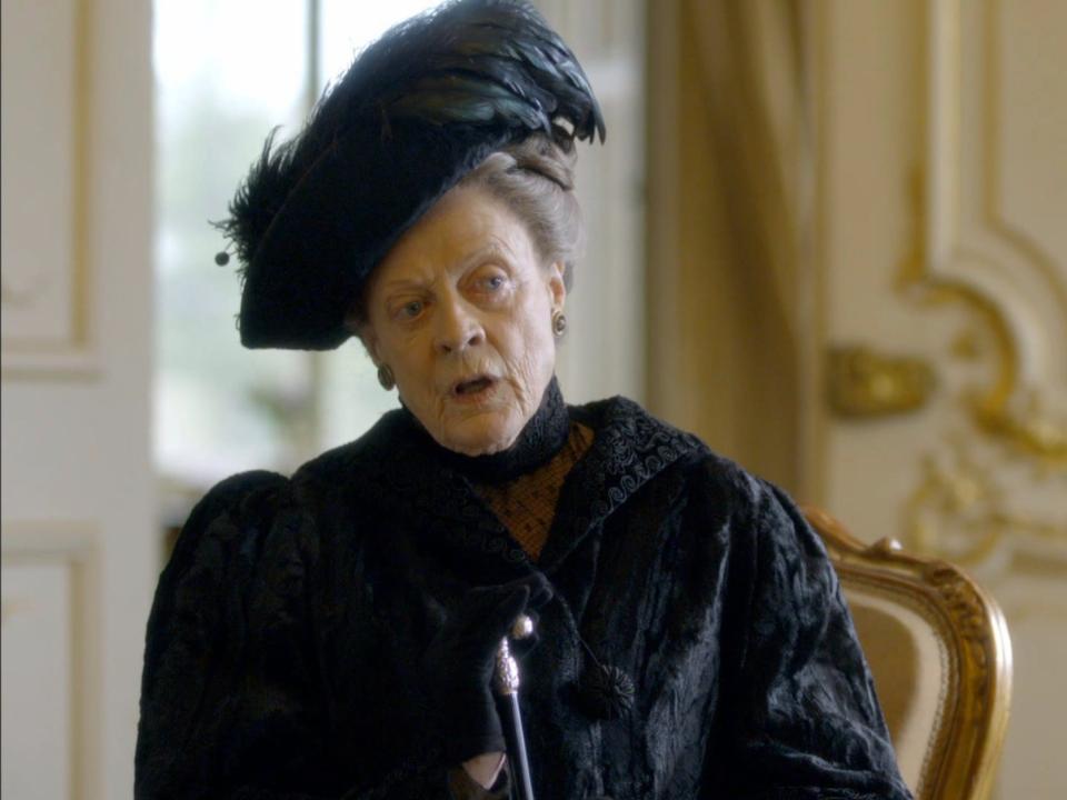 maggie smith downton abbey