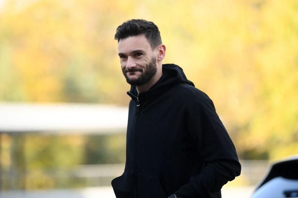 Reporting for duty: Lloris has joined up with the France squad ahead of the World Cup (AFP via Getty Images)