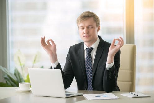   <span class="attribution"><a class="link " href="https://www.shutterstock.com/image-photo/young-calm-businessman-working-laptop-yoga-582569848?src=Bb7WQhjHclnx6QTUUwltjw-1-33" rel="nofollow noopener" target="_blank" data-ylk="slk:fizkes/Shutterstock.com;elm:context_link;itc:0;sec:content-canvas">fizkes/Shutterstock.com</a></span>