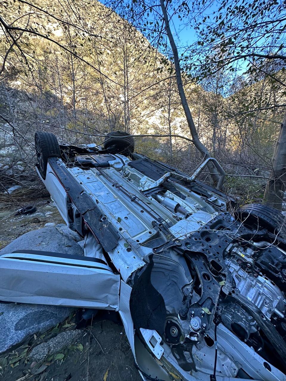 Cloe Fields and her boyfriend, Christian Zelada survived a car crash on Tuesday when their car fell 300 feet into a canyon in California