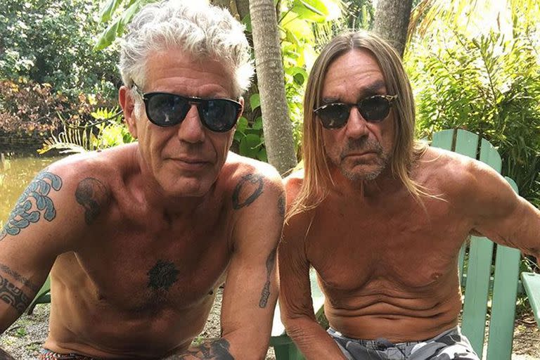 El chef y el músico Iggy Pop eran grandes amigos