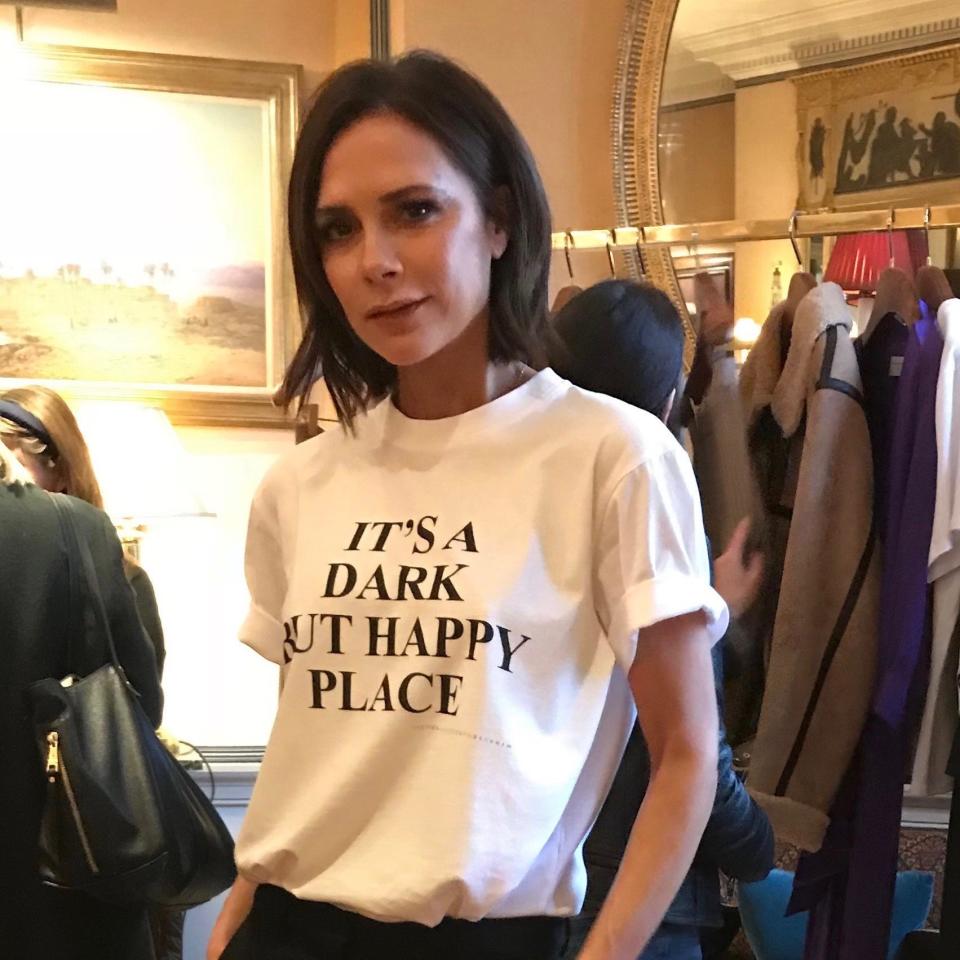 For the second season straight, the designer Victoria Beckham made a chic punch line of herself (and the fashion industry).