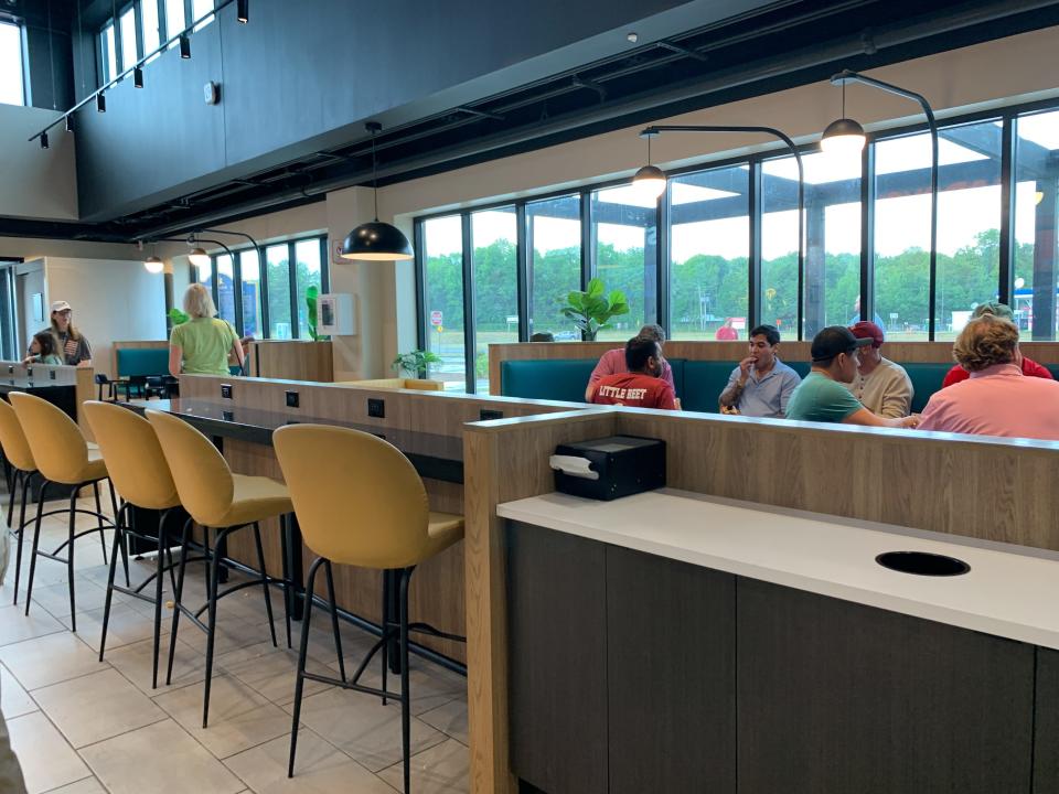 An interior view of the Indian Castle service area which is located on I-90 eastbound between exit 29A (Little Falls) and exit 29 (Canajoharie) on Friday, June 2, 2023.