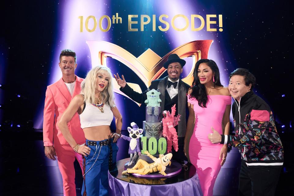 The Masked Singer 100th Episode celebration