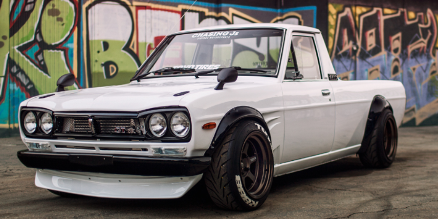 Skyline Datsun 510 Pickup改裝風格（圖片來源：StanceWorks）