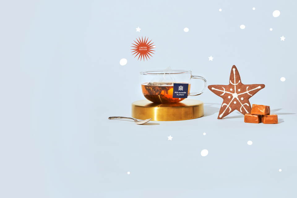 19) Caramel Spiced Gingerbread Holiday Tea Blend
