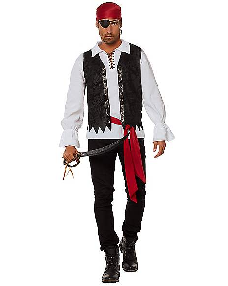 Adult Pirate Costume Kit. Image via Spirit Halloween.