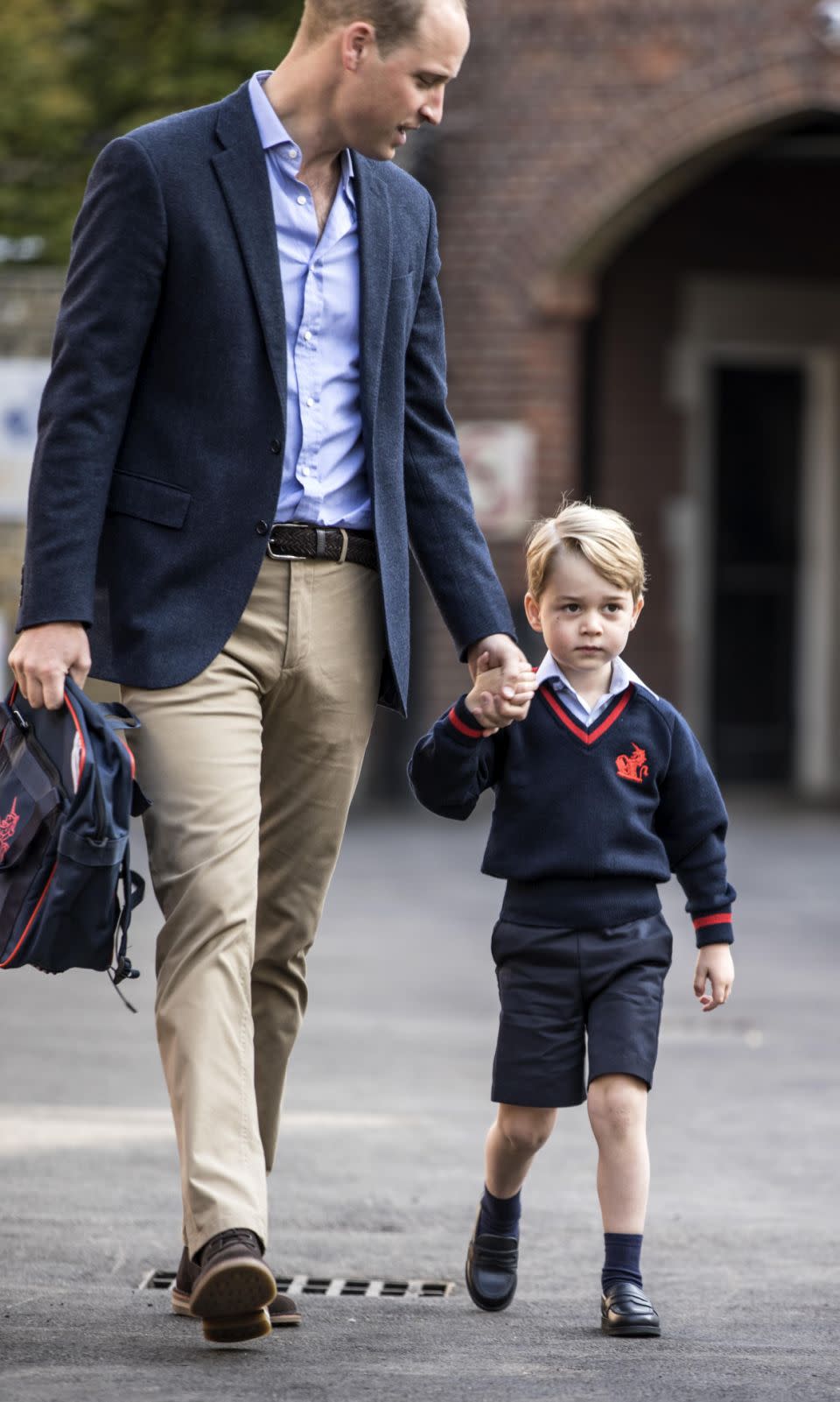Prince George started at exclusive Thomas's Battersea in September. Photo: Getty