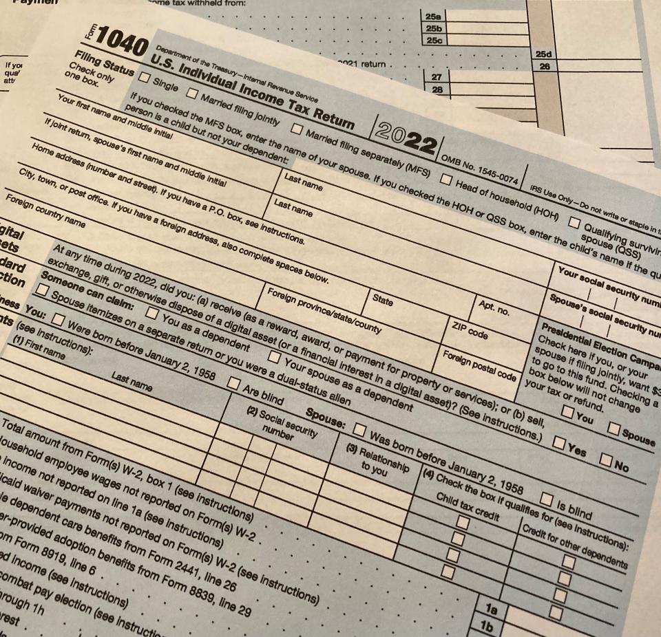 Taxpayers won't benefit from pandemic-related tax relief, such as the Recovery Rebate Credit, on their 2022 tax forms.
