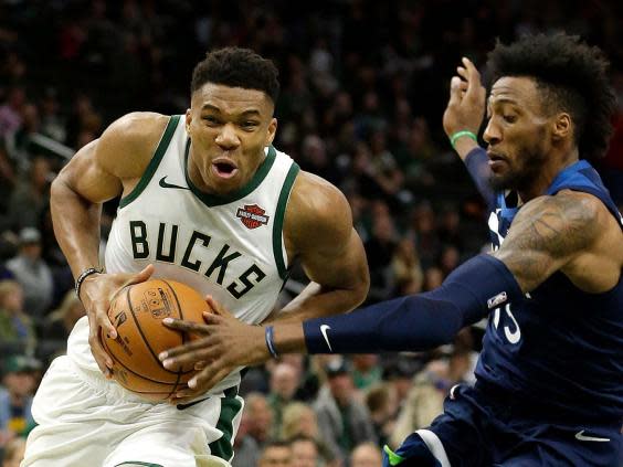 Reigning MVP Giannis Antetokounmpo and the Bucks are the favourites in the East (AP)